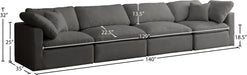Plush Velvet Standard Cloud Modular Sofa - Sterling House Interiors