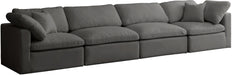 Plush Velvet Standard Cloud Modular Sofa - Sterling House Interiors