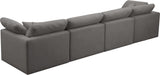 Plush Velvet Standard Cloud Modular Sofa - Sterling House Interiors
