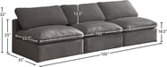 Plush Velvet Standard Cloud Modular Sofa - Sterling House Interiors