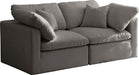 Plush Velvet Standard Cloud Modular Sofa - Sterling House Interiors