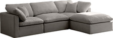Plush Velvet Standard Cloud Modular Sectional - Sterling House Interiors