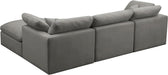 Plush Velvet Standard Cloud Modular Sectional - Sterling House Interiors