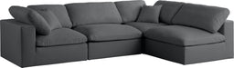 Plush Velvet Standard Cloud Modular Sectional - Sterling House Interiors