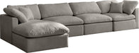 Plush Velvet Standard Cloud Modular Sectional - Sterling House Interiors