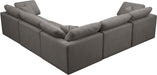 Plush Velvet Standard Cloud Modular Sectional - Sterling House Interiors