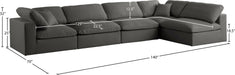 Plush Velvet Standard Cloud Modular Sectional - Sterling House Interiors