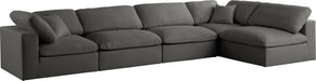 Plush Velvet Standard Cloud Modular Sectional - Sterling House Interiors
