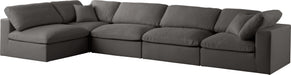 Plush Velvet Standard Cloud Modular Sectional - Sterling House Interiors
