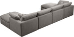 Plush Velvet Standard Cloud Modular Sectional - Sterling House Interiors
