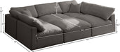 Plush Velvet Standard Cloud Modular Sectional - Sterling House Interiors