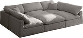 Plush Velvet Standard Cloud Modular Sectional - Sterling House Interiors