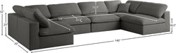 Plush Velvet Standard Cloud Modular Sectional - Sterling House Interiors