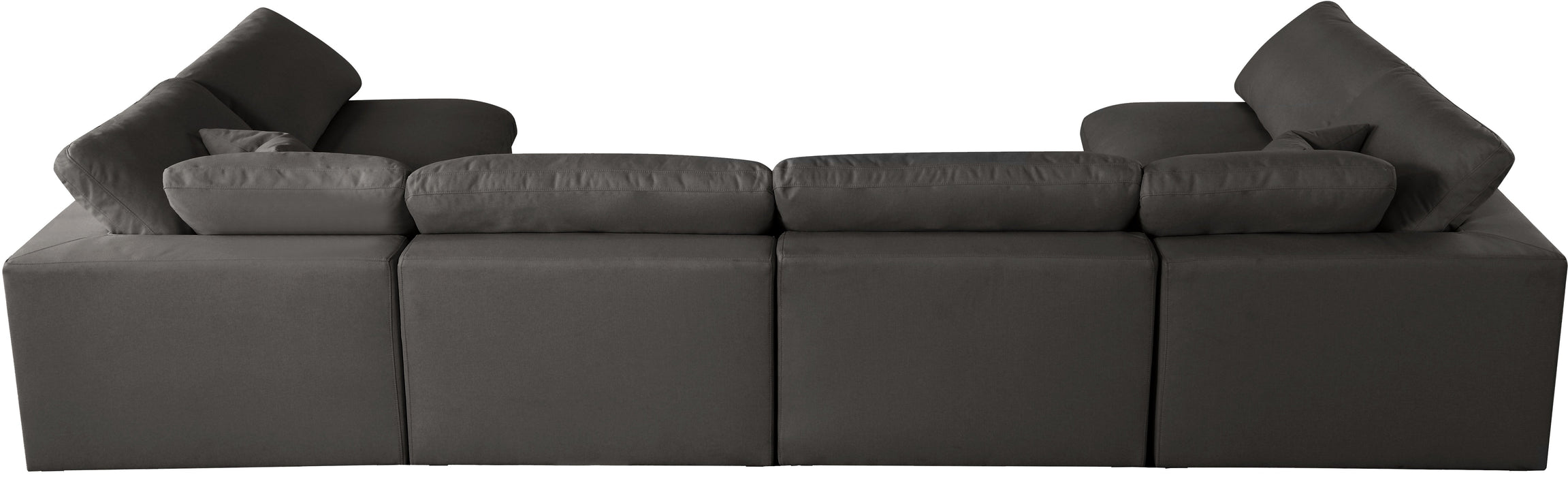 Plush Velvet Standard Cloud Modular Sectional - Sterling House Interiors