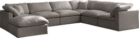 Plush Velvet Standard Cloud Modular Sectional - Sterling House Interiors