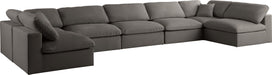 Plush Velvet Standard Cloud Modular Sectional - Sterling House Interiors