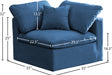 Plush Velvet Standard Cloud Modular Corner Chair - Sterling House Interiors