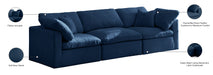 Plush Velvet Standard Cloud Modular Sofa - Sterling House Interiors
