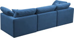 Plush Velvet Standard Cloud Modular Sofa - Sterling House Interiors