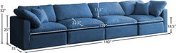 Plush Velvet Standard Cloud Modular Sofa - Sterling House Interiors