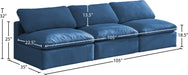 Plush Velvet Standard Cloud Modular Sofa - Sterling House Interiors