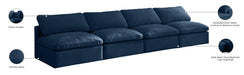 Plush Velvet Standard Cloud Modular Sofa - Sterling House Interiors