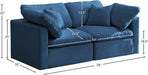 Plush Velvet Standard Cloud Modular Sofa - Sterling House Interiors