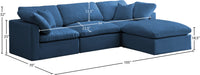 Plush Velvet Standard Cloud Modular Sectional - Sterling House Interiors