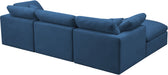 Plush Velvet Standard Cloud Modular Sectional - Sterling House Interiors