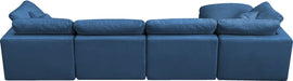 Plush Velvet Standard Cloud Modular Sectional - Sterling House Interiors