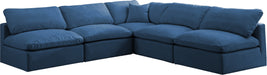 Plush Velvet Standard Cloud Modular Sectional - Sterling House Interiors