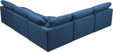 Plush Velvet Standard Cloud Modular Sectional - Sterling House Interiors
