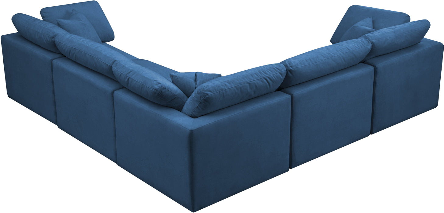 Plush Velvet Standard Cloud Modular Sectional - Sterling House Interiors