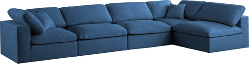 Plush Velvet Standard Cloud Modular Sectional - Sterling House Interiors