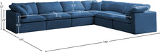 Plush Velvet Standard Cloud Modular Sectional - Sterling House Interiors