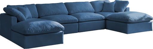 Plush Velvet Standard Cloud Modular Sectional - Sterling House Interiors