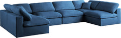 Plush Velvet Standard Cloud Modular Sectional - Sterling House Interiors