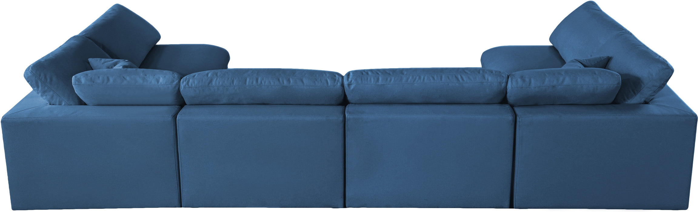Plush Velvet Standard Cloud Modular Sectional - Sterling House Interiors