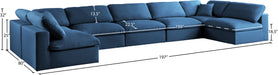 Plush Velvet Standard Cloud Modular Sectional - Sterling House Interiors