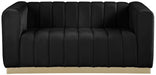 Marlon Velvet Loveseat - Sterling House Interiors