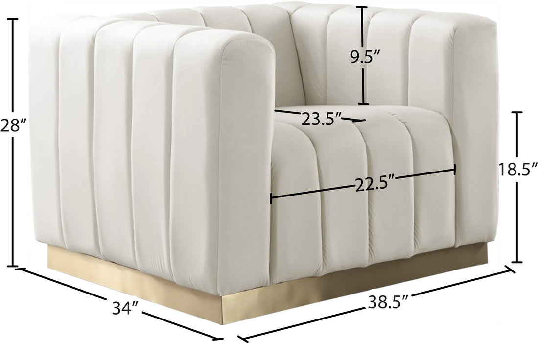 Marlon Velvet Chair - Sterling House Interiors