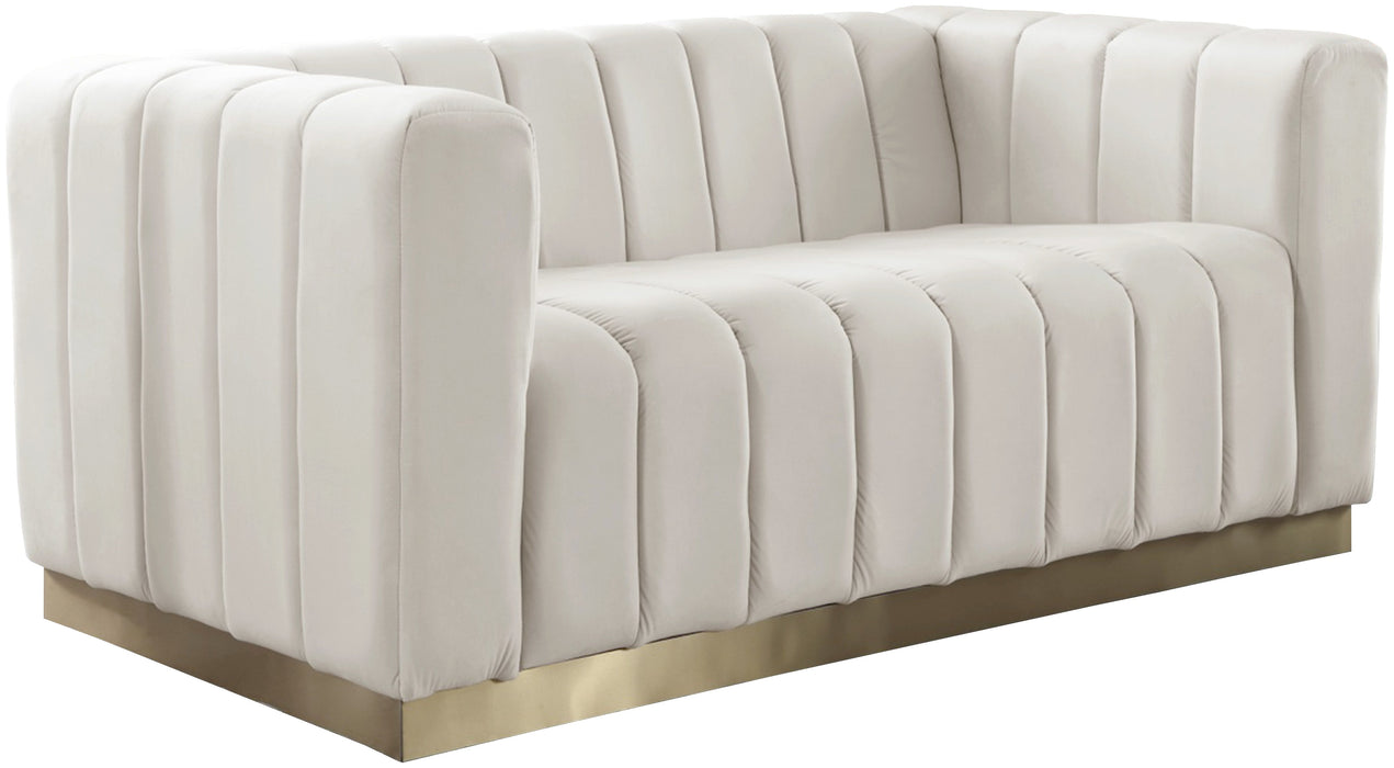 Marlon Velvet Loveseat - Sterling House Interiors