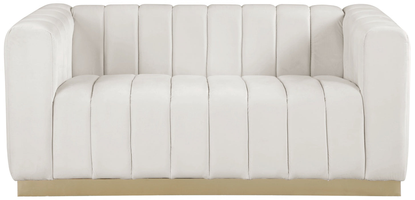 Marlon Velvet Loveseat - Sterling House Interiors