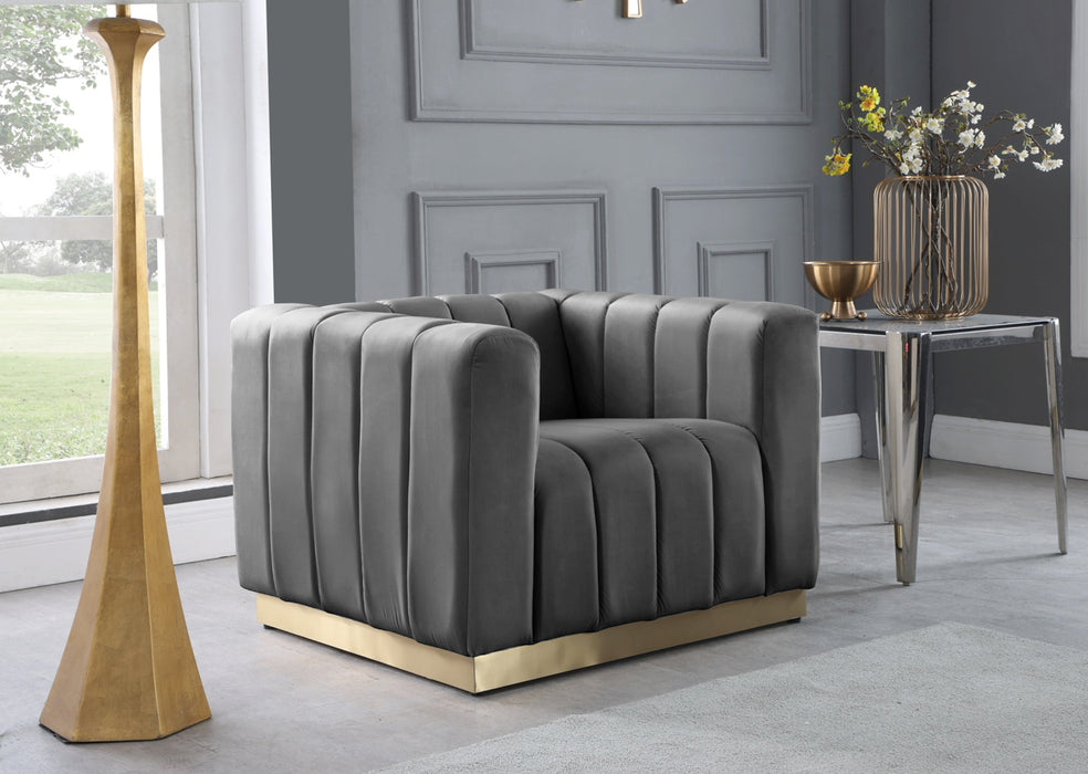 Marlon Velvet Chair - Sterling House Interiors