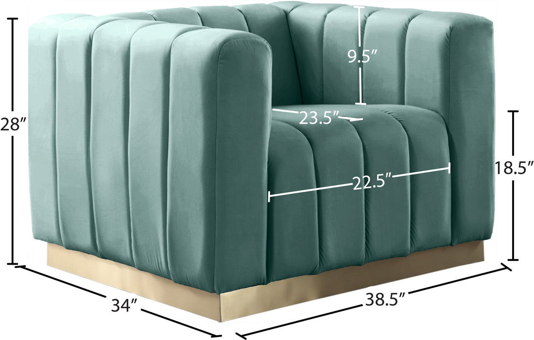 Marlon Velvet Chair - Sterling House Interiors