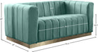 Marlon Velvet Loveseat - Sterling House Interiors