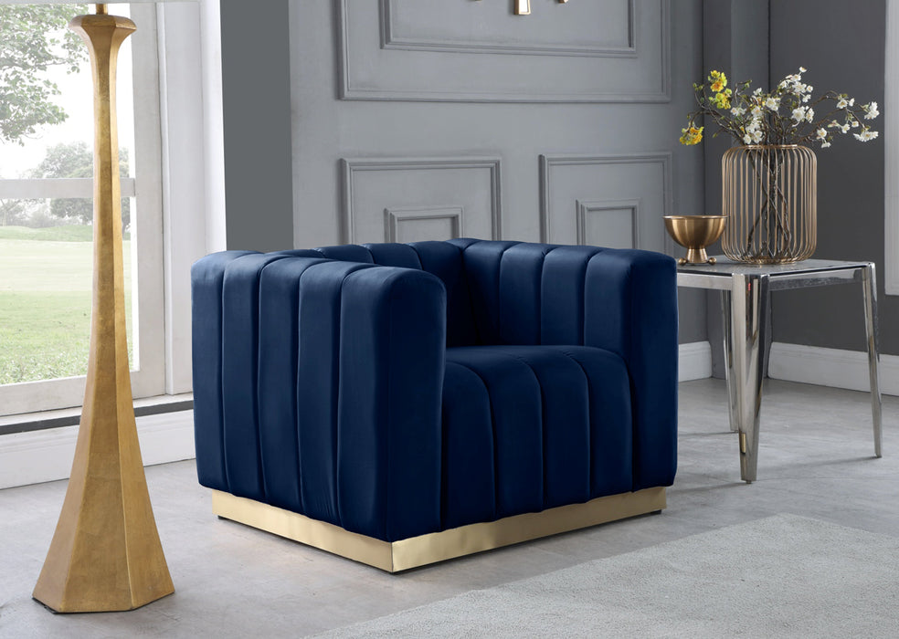 Marlon Velvet Chair - Sterling House Interiors