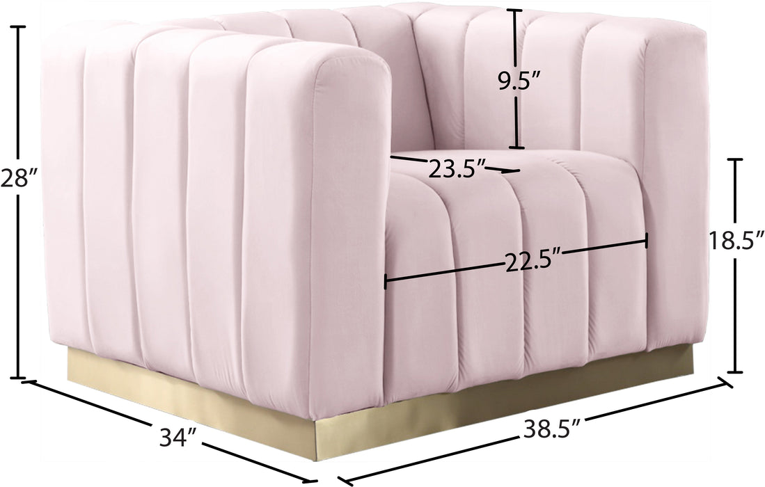 Marlon Velvet Chair - Sterling House Interiors