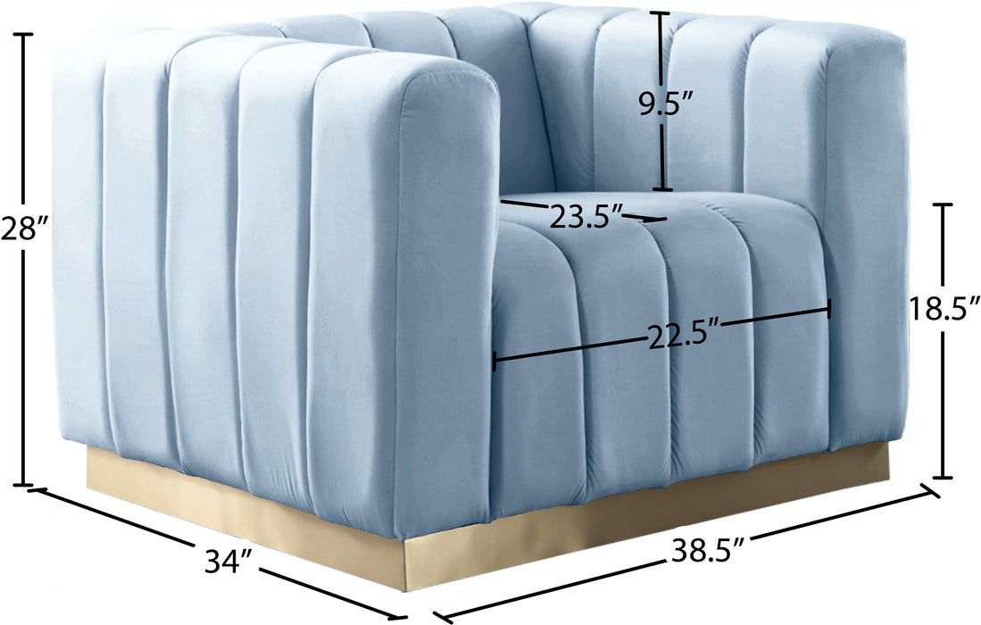 Marlon Velvet Chair - Sterling House Interiors