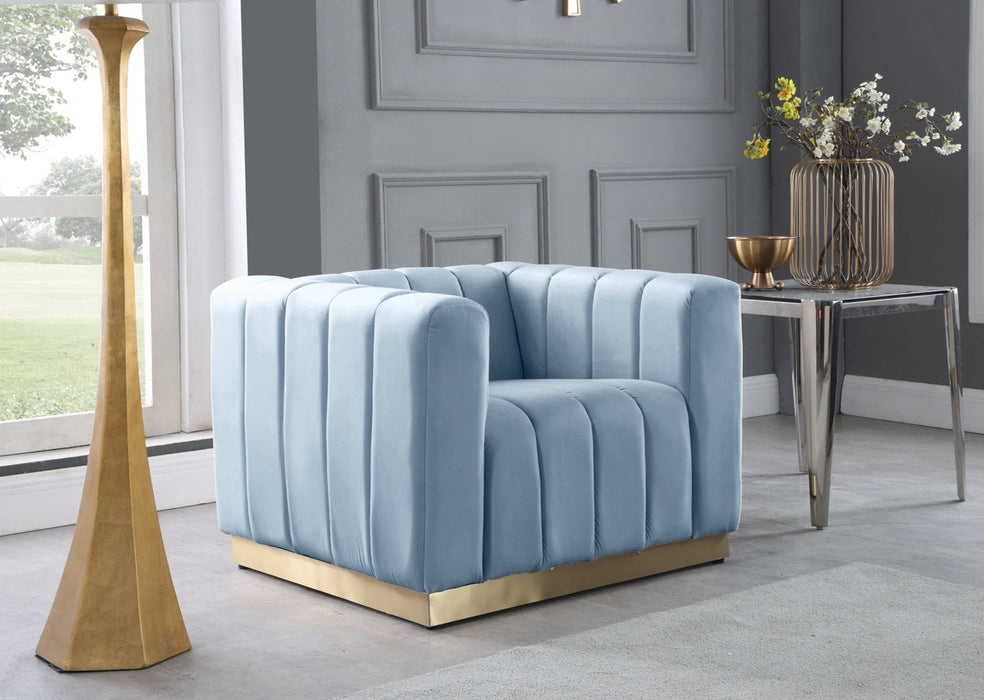 Marlon Velvet Chair - Sterling House Interiors